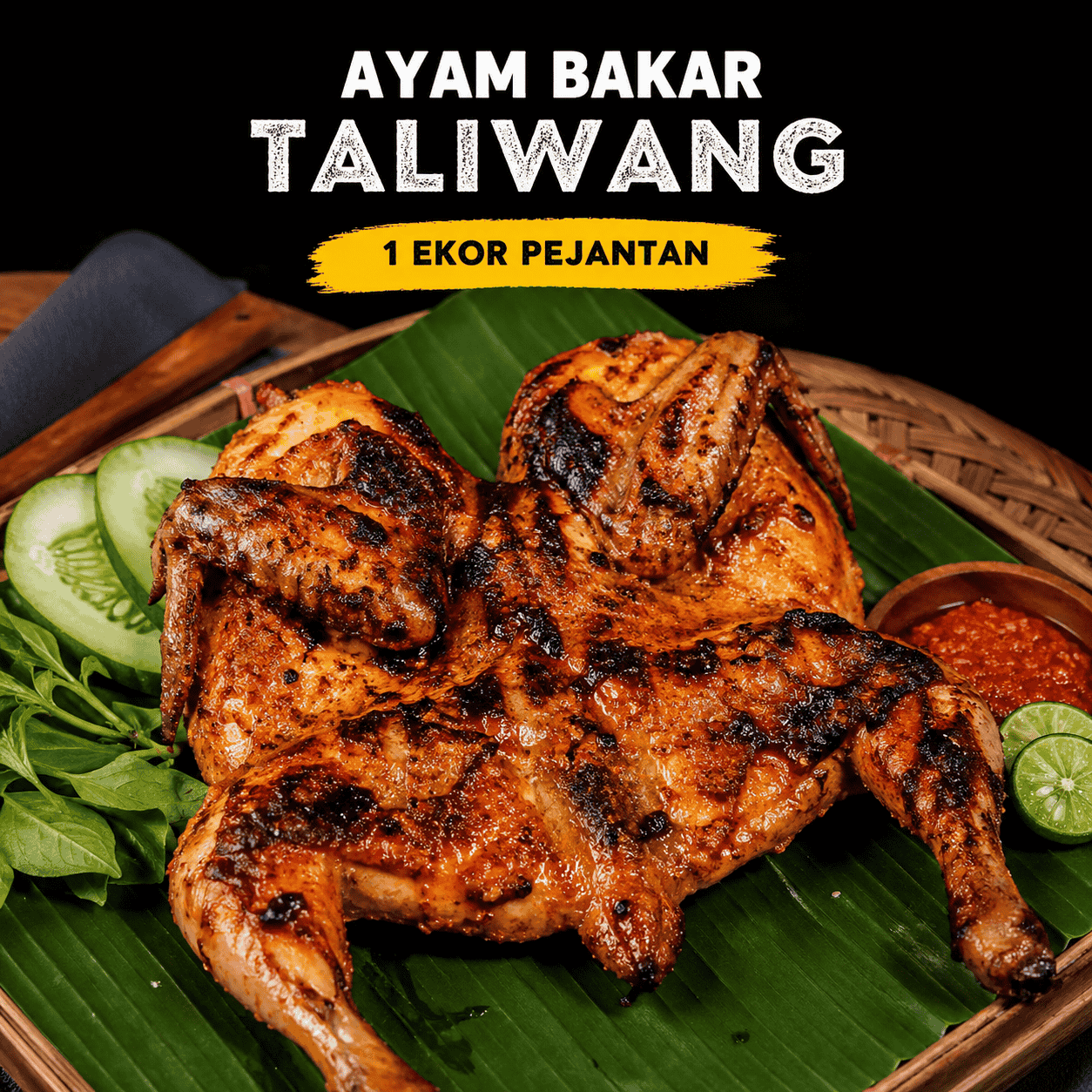 Ayam Bakar Taliwang 1 Ekor Pejantan